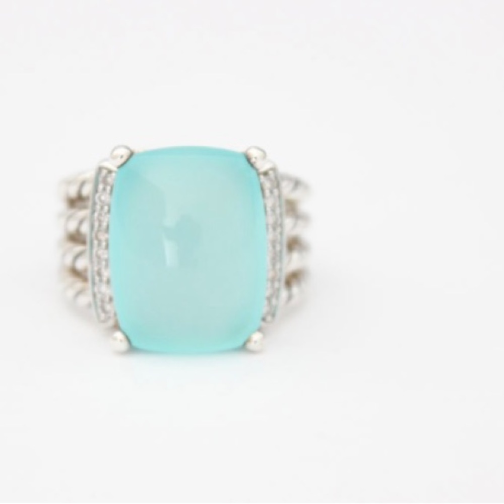 ISO. David Yurman Chalcedony 16x12 Wheaton ring